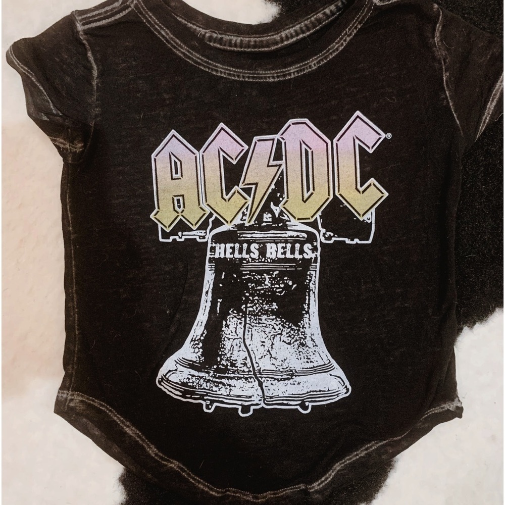 AC/DC  Graphic Baby Shirt.
